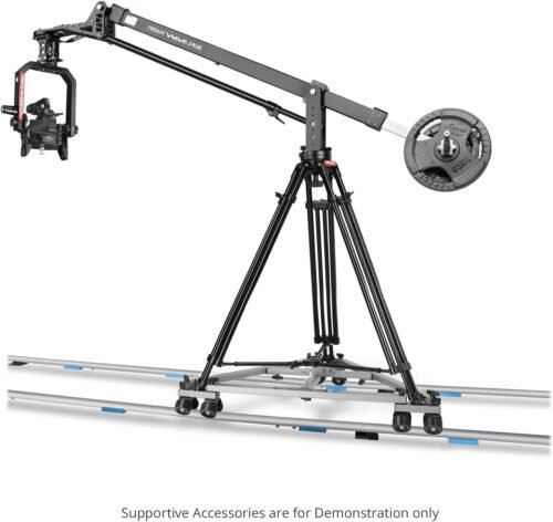 PROAIM Swift Dolly with 12ft Straight Track for Jib Camera Crane. Built for Light Travel & Quick Setup. Payload: Dolly - 159kg /350lb (P-SFT-DT-12) - 이미지 7