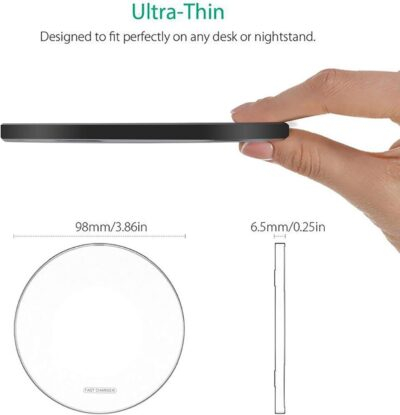 Fast Wireless Charger,20W Max Wireless Charging Pad Compatible with iPhone 16/16 Pro/15/14/13/12/SE/11/XS Max/XR,AirPods;FDGAO Wireless Charge Mat for Samsung Galaxy S25/S24/Note,Pixel/LG G8 - 이미지 7