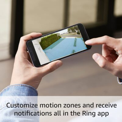 Ring Floodlight Cam Wired Plus with motion-activated 1080p HD video, White (2021 release) - 이미지 4