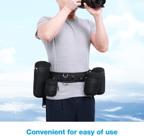 "Ultimate Neoprene Lens Protection: Powerextra's Versatile Zipper Pouch Set for DSLR Cameras" - 이미지 6