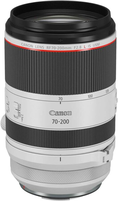 Canon RF70-200mm F2.8 L is USM Lens, Telephoto Zoom Lens, Compatible with EOS R Series Mirrorless Cameras, White