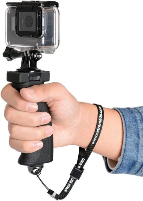 Universal Ergonomic DSLR Mirrorless Camera Camcorder Monocular Hand Grip Stabilizer, Portable Handheld Selfie Stick, Long Focus Lens Video Light Holder Mount for YouTube Tiktok Vlogging Starter Kit - 이미지 7