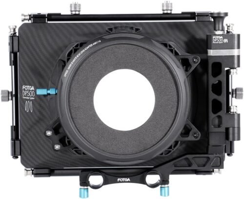 Fotga DP500III Pro 15mm Rail 4x4 DSLR Swing-Away Matte Box w/Donuts for Sony A7R A7S II III A9 GH6 S5II for Canon 5D 6D 7D R8 R10 R5C FS7 C300 C500 BMPCC 4K 6K Ursa Mini RED DSLR Video Cinema Camera - 이미지 5
