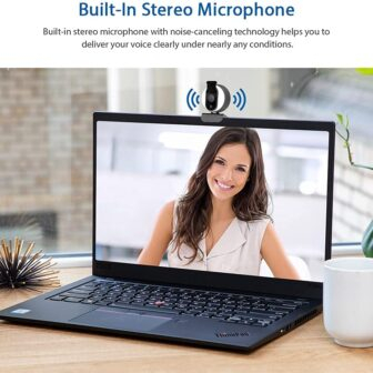 NexiGo N680E 1080P Webcam with Ring Light, Privacy Cover and Dual Microphone, Advanced Auto-Focus, Adjustable Brightness, Streaming Web Camera for Zoom Skype Facetime, PC Mac Laptop Desktop - 이미지 5