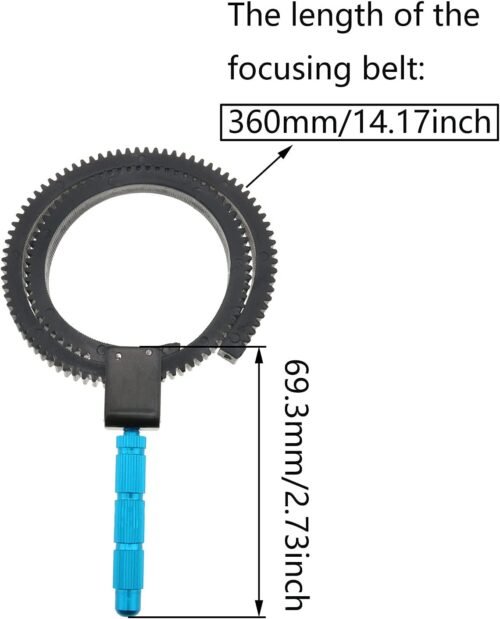 Follow Focus Zoom Lever 2PCS Adjustable Manual Flexible Focus Gear Ring Belt and Handle for DSLR Camera Zoom Lens - 이미지 2