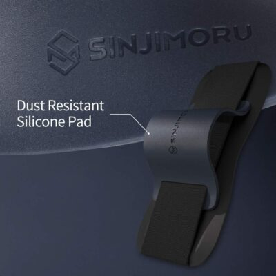 Sinjimoru Phone Grip with Silicone Band – Comfortable One-Hand Holder & Kickstand for Smartphones, Tablets, and eReaders for iPhone, Android, and Kindle Sinji Grip Silicone Black - 이미지 5