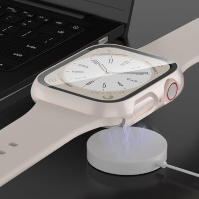 6-Pack Case Compatible with Apple Watch 40mm Series SE 2nd Gen 6 5 4 with Tempered Glass Screen Protector, QCKANLJ Ultra-Thin Hard PC Full Protective Face Cover Bumper for iWatch 40mm - 이미지 5