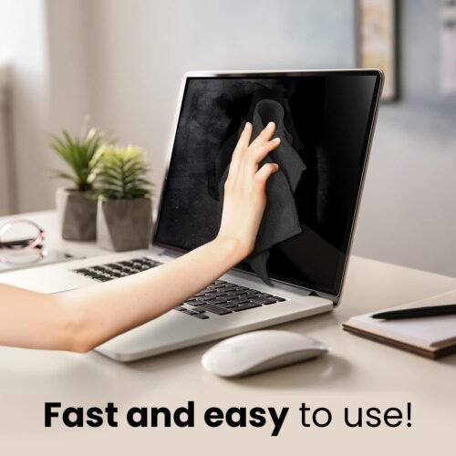 EVEO® Screen Cleaner Spray Kit (Streak-Free) TV Screen Cleaner for Smart TV, LCD, LED, OLED | Computer Screen Cleaner Spray and Wipe Microfiber Cloth for TV, Monitor, Laptop, iPad, Car & More - 1 Pack - 이미지 5