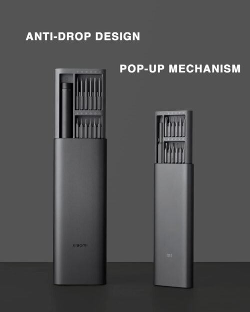 Xiaomi Electric Precision Screwdriver, All-Metal Gearbox, Powerful Magnetic Motor, Rechargeable Lithium Battery, S2 Steel Screwdriving Bits, Type-C Charging, Aluminium Alloy Case, Grey - 이미지 7