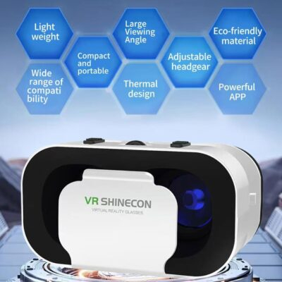 VR Glasses Virtual Reality Headset Compatible with iPhone and Android Adjustable 3D VR Phone Headset for 4.7 to 6.5 Inch,with Controller for Mobile Gaming and Movies - 이미지 7
