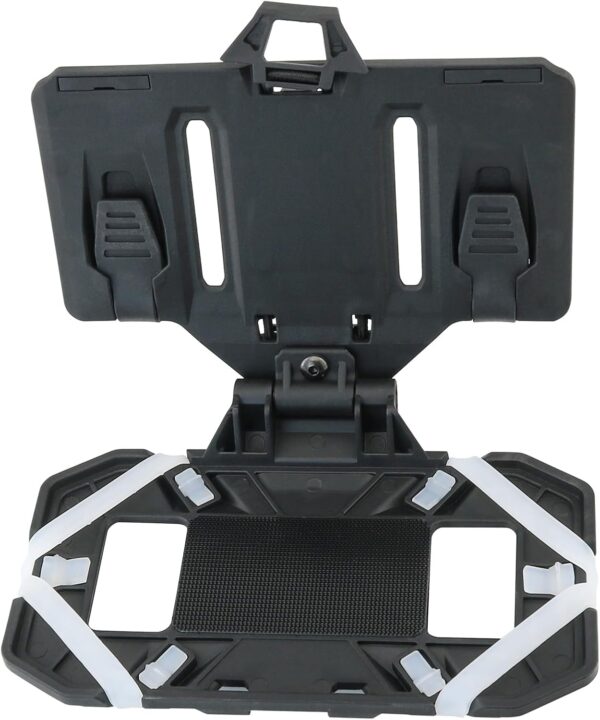 Tactical Vest Phone Holder: Quick-Release Mount for 4.7"-6.7" Screens (Black Edition) - Image 2