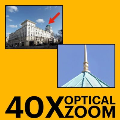 KODAK PIXPRO AZ405-WH 20MP Digital Camera 40X Optical Zoom 24mm Wide Angle Lens Optical Image Stabilization 1080P Full HD Video 3" LCD Vlogging Camera (White), Full Frame - 이미지 3