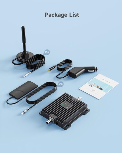 Cell Phone Signal Booster for Car, SUV and Truck | Boosts 5G 4G LTE Data & Volte on Band 12/13/17 | Omni-Directional Roof Antenna Easy Installation | FCC Approved - 이미지 7