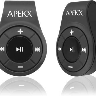 APEKX Clip Bluetooth Audio Adapter for Headphones, Headset, Speaker, Wireless Receiver with MIC for Hands-Released Call and Music - 이미지 2