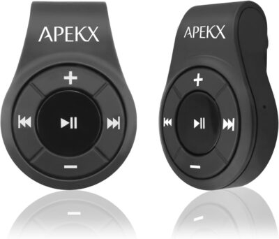APEKX Clip Bluetooth Audio Adapter for Headphones, Headset, Speaker, Wireless Receiver with MIC for Hands-Released Call and Music - 이미지 2