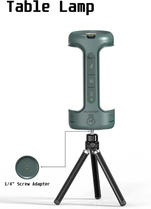 Foldable Camping Light Rechargeable Lantern, 10000mAh Power Bank, Portable Flashlight, IP54 Waterproof, 1/4" Screw Adapter, 750LM, 5 Modes, LED Tent Light for Camping, Hiking, Fishing - 이미지 5