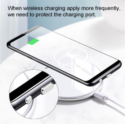 USB C Anti Dust Plugs Type C Charging Port Cover Protector Caps 4 PCS with 2 Spiral Cord Savers Compatible with iPhone 16/15 Plus Pro Max Samsung Galaxy S25/S24/S23/S22 Ultra Pixel 9 (Silver) - 이미지 5