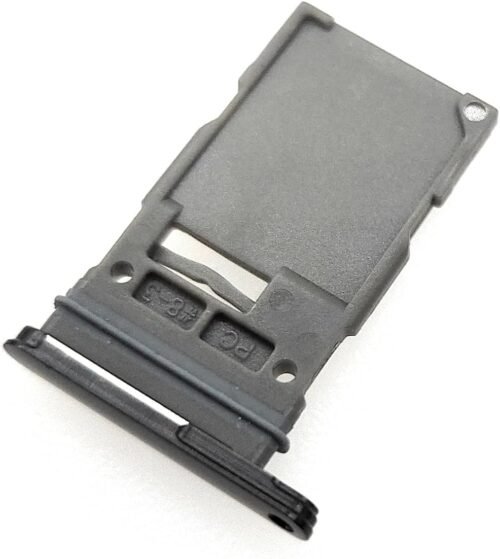 Replacement Single SIM Card Tray for Samsung Galaxy S22 S901U S901U1 / S22 Plus S906U S906U1 (Phantom Black)