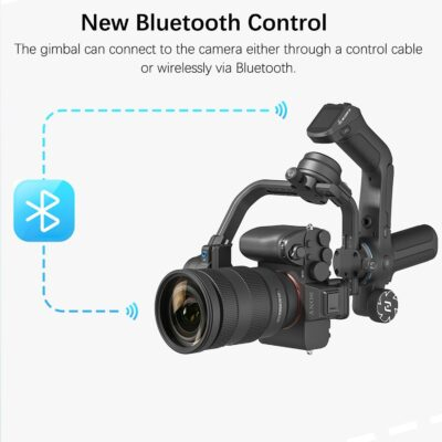 FeiyuTech SCORP 2 KIT Gimbal Stabilizer for DSLR and Mirrorless Camera,Built-in AI Tracking,3-Axis Gimbal for Sony/Canon/Nikon/Fujifilm, Max 5.51lbs,Touch Screen, Native Vertical Shooting with Case - 이미지 4