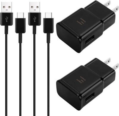 Phone Charger Android,Samsung Charger Fast Charging Cord Type C with USB C Charge Cable 6.6Ft for Samsung Galaxy S25/S24/S23/S22/S21/S20/S10/S10 Plus/S10E/S9/S8/S21Ultra/S22+/S22 Ultra/Note 8/9/10/20