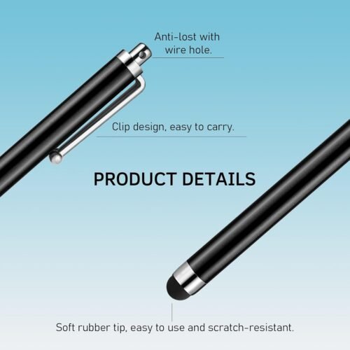 Stylus Pens for Touch Screens, AGREJO High Precision Universal Stylus for iPad iPhone Tablets Samsung Galaxy All Capacitive Touch Screens (10-Pack) - 이미지 2