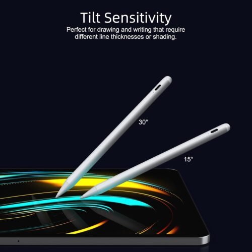 Stylus Pen for iPad 6th-11th Generation-2X Fast Charge Active Pencil Compatible with 2018-2025 Apple iPad Pro 11"/12.9"/M4, iPad Air 3/4/5/M2/M3,iPad mini 5/6 Gen-White - 이미지 7