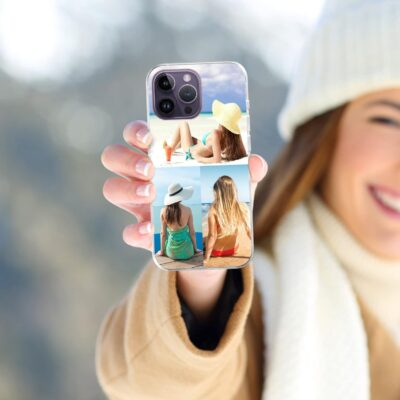 Personalized Custom Phone Cases,Compatible with iPhone 14 13 12 11 Pro Max Mini Plus XR X Create Your Own Picture Phone Case with Photos,Suitable for Family,Friends and Gift Giving (7 Photos) - 이미지 5