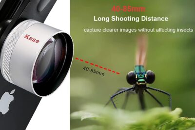 Kase HD Master Macro Lens for iPhone 16 15 14 13 12 Samsung Pixel Android, Macro Photography Phone Camera Lens Attachment, Long Shoot Distance 40-85mm - 이미지 5
