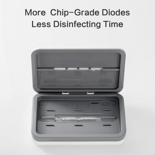 UV Sanitizing Box for Phones and Accessories – Portable UV Cleaner with Rechargeable Battery, Helps Reduce Bacteria and Viruses, Compact Design - 이미지 3