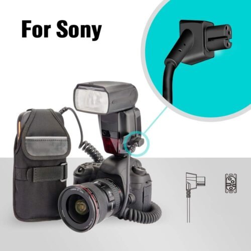 AODELAN External Flash Battery Pack Battery Power Bank for Sony HVL-F60RM/ F56AM / 58AM / F60M Replace Sony FA-EB1AM & FA-EB1 (12 AA Batteries) - 이미지 4
