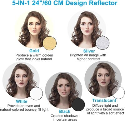 [Upgraded LED Bulb] Photography Lighting Kit 8.5x10ft Backdrop Support System and LED Softbox Set, 6400K Bulb, Umbrella, Video Studio Continuous Lighting Kit for Photo Studio, and Video Shooting - 이미지 5