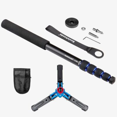 Koolehaoda Professional 65-inch Camera Aluminium Monopod with Folding Three Feet Support Stand K-288+A1 - 이미지 2