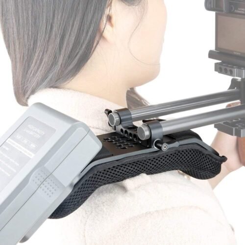 NICEYRIG Steady Shoulder Mount/Shoulder Pad for Video Camcorder Camera DV/DC 15mm Rod Rail Support System DSLR Rig (15mm Railblock) - 이미지 6