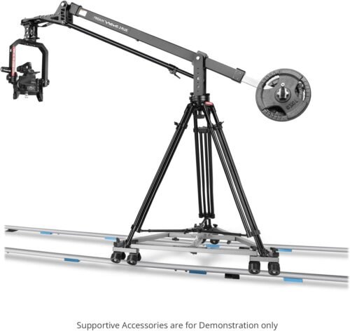 PROAIM Swift Dolly with 12ft Straight Track for Jib Camera Crane. Built for Light Travel & Quick Setup. Payload: Dolly - 159kg /350lb (P-SFT-DT-12) - 이미지 4