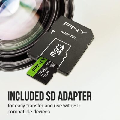 PNY 64GB Elite-X Class 10 U3 V30 microSDXC Flash Memory Card, 3 Count (Pack of 1) - 100MB/s, Class 10, U3, V30, A1, 4K UHD, Full HD, UHS-I, Micro SD - 이미지 6