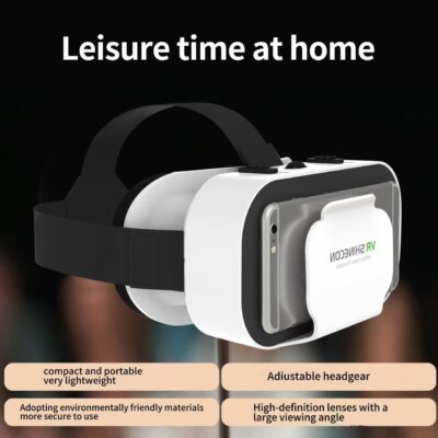 VR Glasses Virtual Reality Headset Compatible with iPhone and Android Adjustable 3D VR Phone Headset for 4.7 to 6.5 Inch,with Controller for Mobile Gaming and Movies - 이미지 4