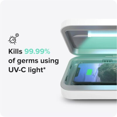 PhoneSoap 3 UV Cell Phone Sanitizer and Dual Universal Cell Phone Charger | Patented and Clinically Proven UV Light Sanitizer | Cleans and Charges All Phones - Orchid - 이미지 2