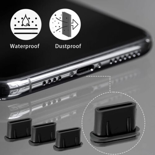 25 Pcs USB C Dust Plug, USB Type C Anti Dust Plugs Cover, Type C Charging Port Plug, USB C Dust Cover for Samsung Galaxy Google Pixel Moto G TCL UMIDIGI OnePlus Nord & Type C Port Device - 이미지 2