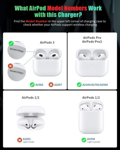 3 in 1 Charging Station for Apple Compatible with Magsafe Charger Stand with Apple Charging Station for iPhone 16 15 14 13 12, for Apple Watch, for AirPods 2/3/4/Pro/Pro 2 (Foldable) (Black) - 이미지 7