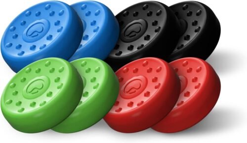 KontrolFreek No-Slip Thumb Grips | Universal Edition for Nintendo Switch Pro, PlayStation 4 (PS4), PlayStation 5 (PS5), Xbox One & Xbox Series X Controller | 8-Pack | Blue/Green/Red/Black - 이미지 3