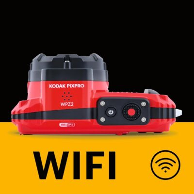 KODAK PIXPRO WPZ2 Rugged Waterproof Digital Camera 16MP 4X Optical Zoom 2.7" LCD Full HD Video, Red - 이미지 7