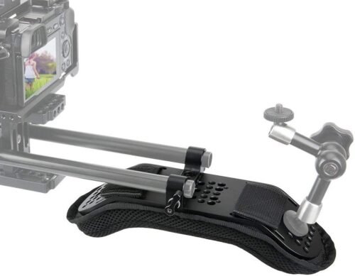 NICEYRIG Steady Shoulder Mount/Shoulder Pad for Video Camcorder Camera DV/DC 15mm Rod Rail Support System DSLR Rig (15mm Railblock) - 이미지 4