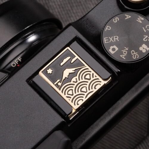 Wave Pattern Camera hot Shoe Cover Camera Shutter Button for Fujifilm X-T50 X-S20 X-S10 X-T4 XT30 for Nikon Z6iii Z7 Z30 Z50 ZF (Brass YH Cover) - 이미지 7
