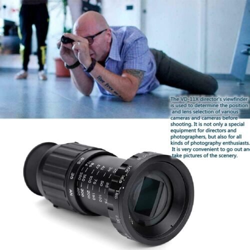 VD 11X Micro Director's HD Viewfinder Scene Viewer, Portable 37mm Filter Thread Screw Retractable Professional Camera Viewfinder, Director Scene Viewer, Professional Photography Accessory - 이미지 4