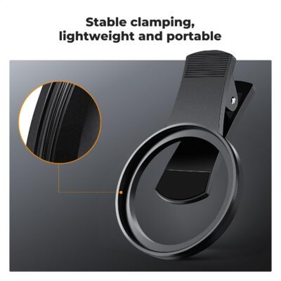 K&F Concept 67mm Clip-on CPL Phone Camera Lens Filter Kit, Circular Polarizer Polarizing Filter Compatible with iPhone 16 15 14 13 12 11 - 이미지 5