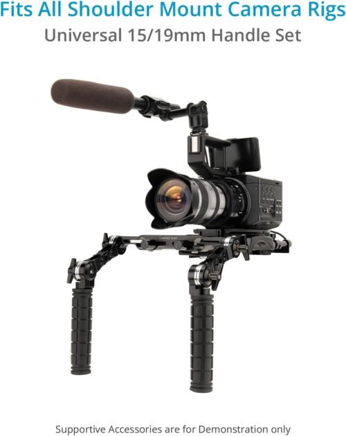 Hunt Universal 19mm/15mm Rosette Handle Set for DSLR & Video Camera Shoulder Mount Rigs. (CH-1915-RH) - 이미지 2