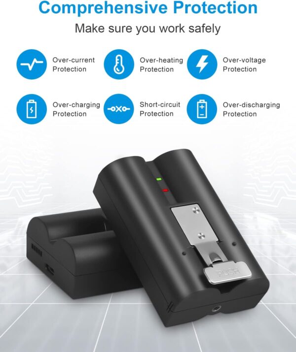 Empower Your Security: Dual-Pack Rechargeable Batteries for Ring Doorbell & Camera Series - Image 5