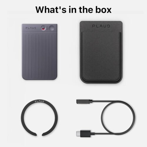 AI Voice Recorder, PLAUD Note Voice Recorder w/Case, App Control, Transcribe & Summarize with AI Technology, Support 112 Languages, 64GB Memory, Audio Recorder for Lectures, Meetings, Calls, Black - 이미지 8
