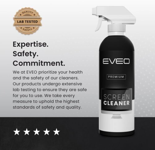 EVEO® Screen Cleaner Spray Kit (Streak-Free) TV Screen Cleaner for Smart TV, LCD, LED, OLED | Computer Screen Cleaner Spray and Wipe Microfiber Cloth for TV, Monitor, Laptop, iPad, Car & More - 1 Pack - 이미지 8