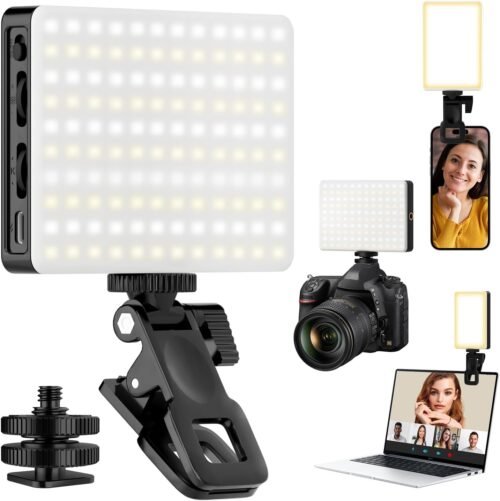 Phone Light, 8000Mah Rechargeable, Adjusted 3 Light Modes for Android, iPad, Laptop, for Makeup, TikTok, Vlog